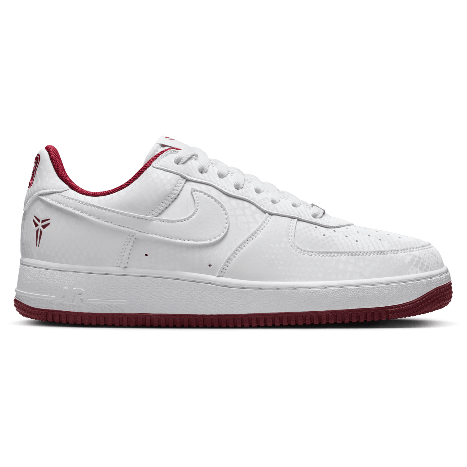 Nike Kobe Air Force 1 Low - Men's - Team Red/White