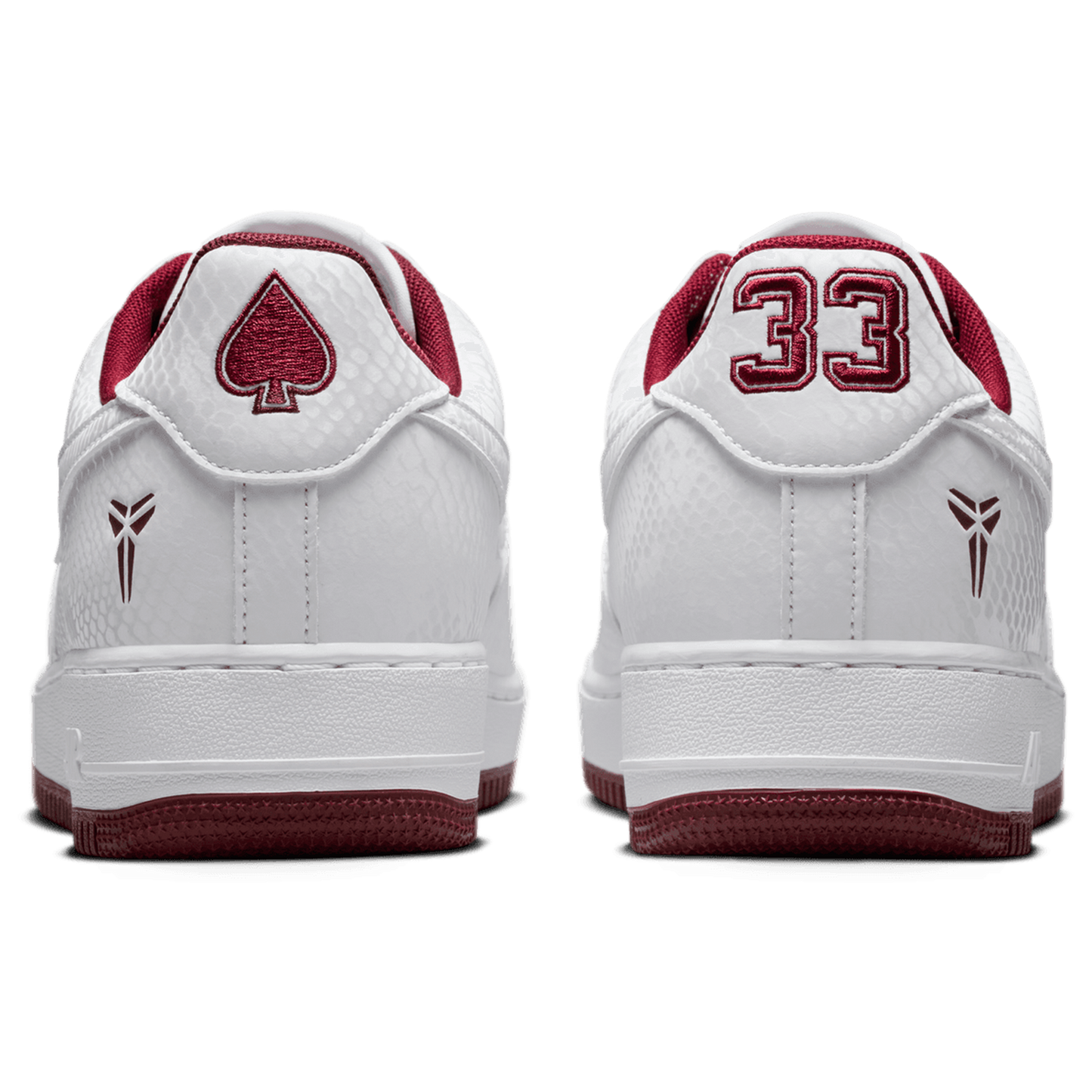 Nike Kobe Air Force 1 Low - Men's - Team Red/White