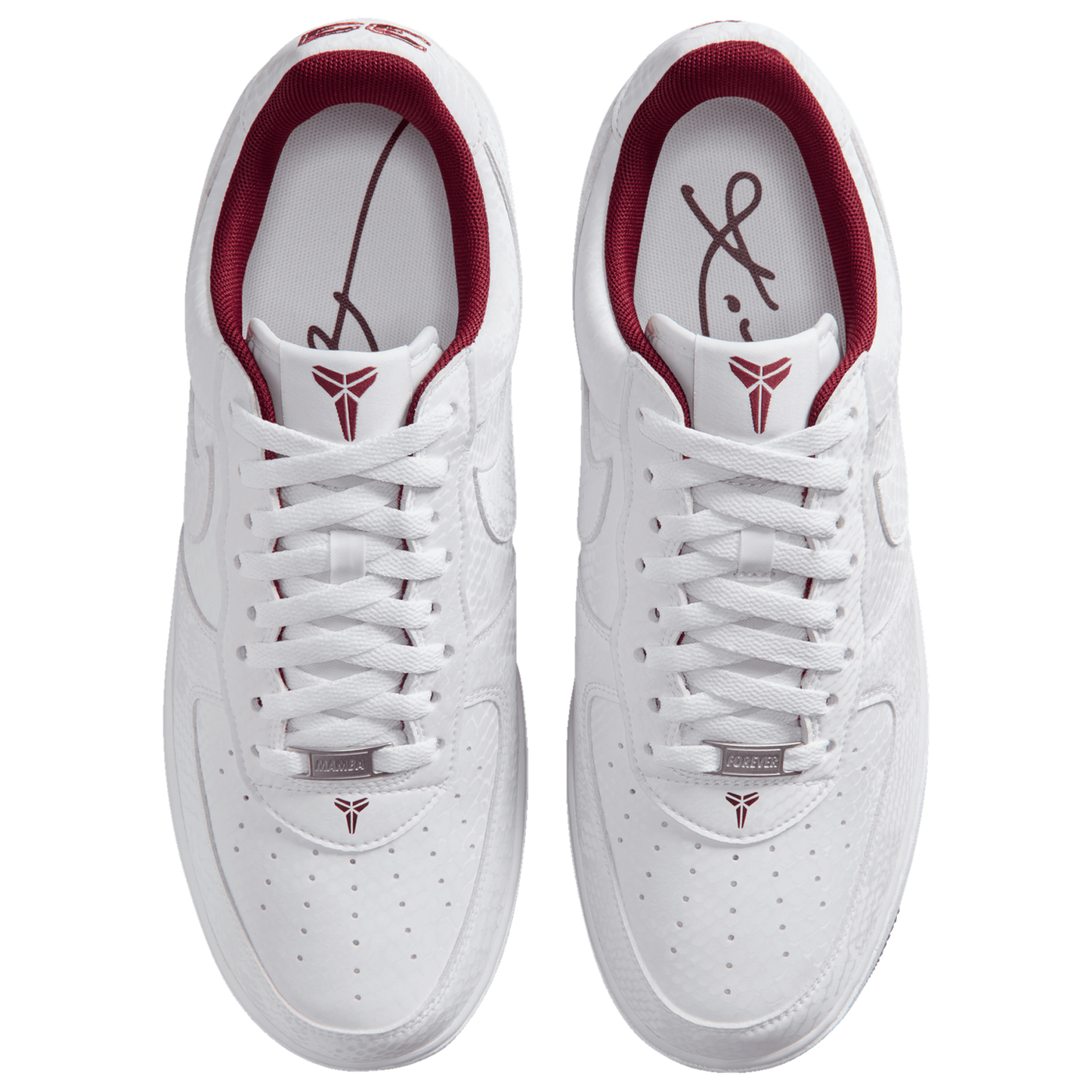 Nike Kobe Air Force 1 Low - Men's - Team Red/White