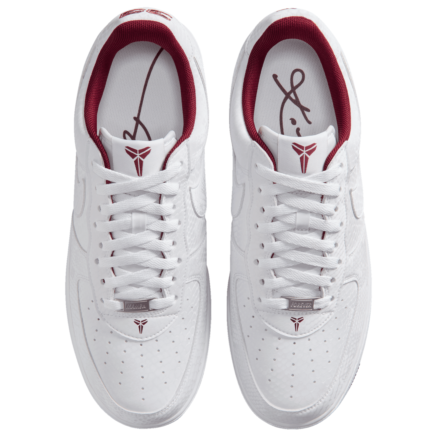 Nike Kobe Air Force 1 Low - Men's - Team Red/White
