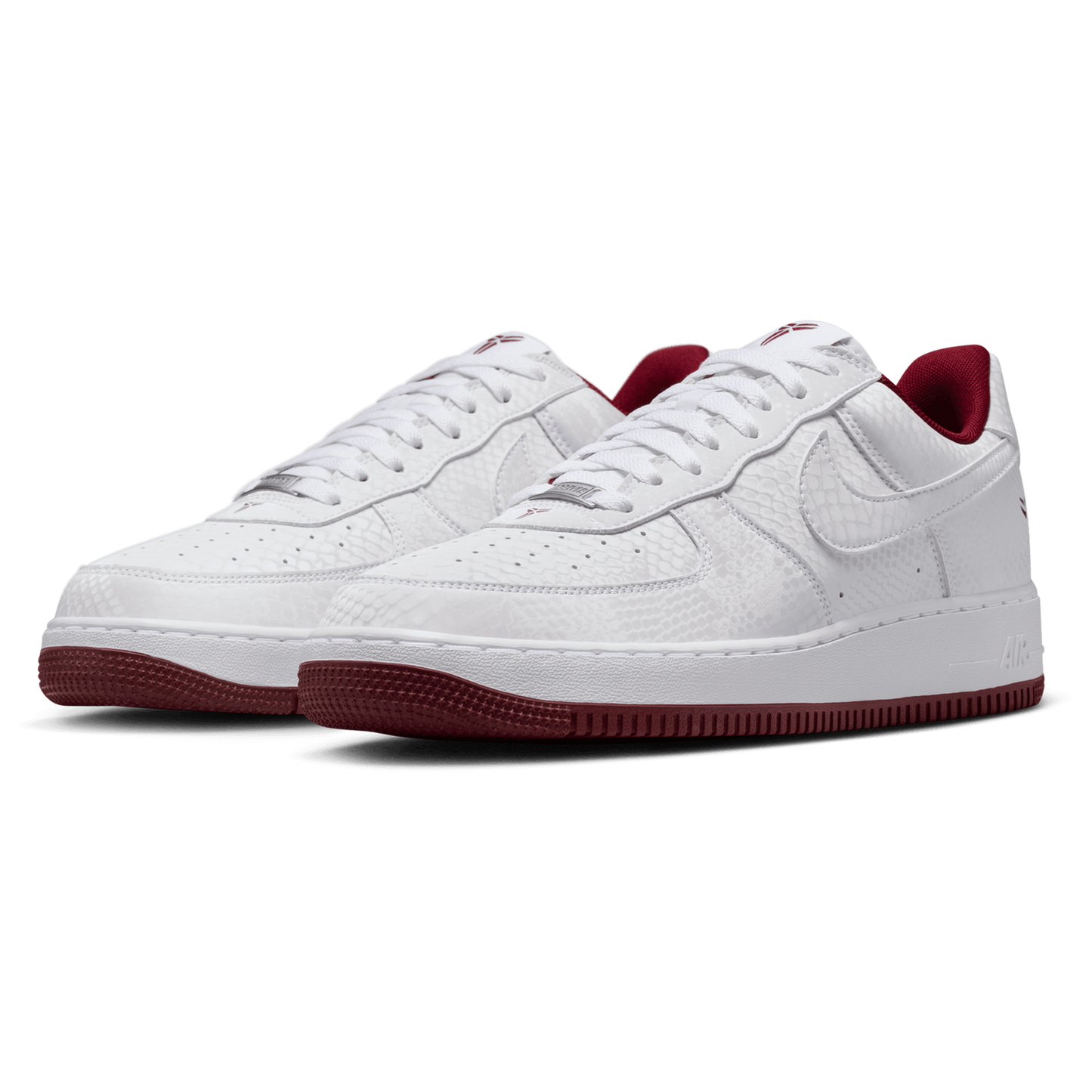 Nike Kobe Air Force 1 Low - Men's - Team Red/White