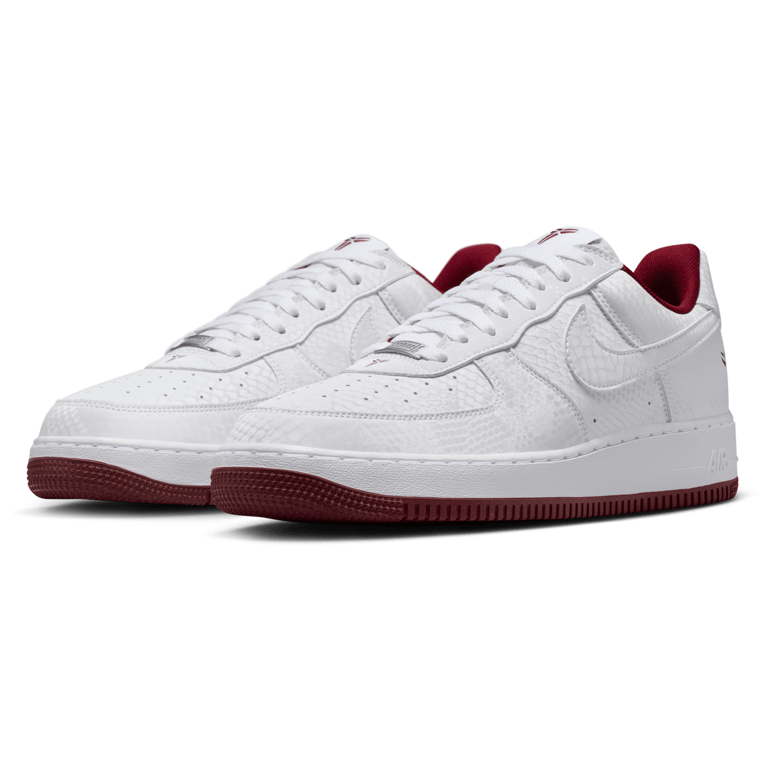 Nike Kobe Air Force 1 Low - Men's - Team Red/White