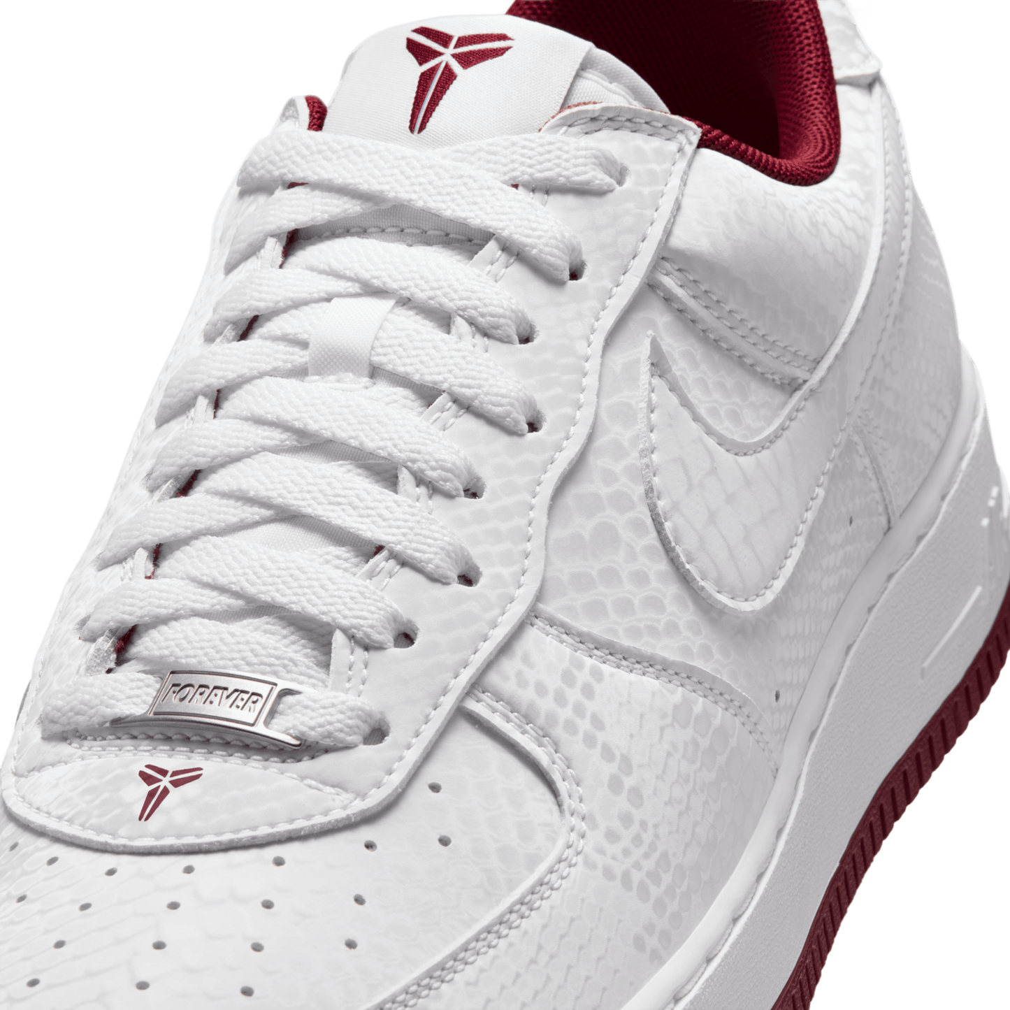 Nike Kobe Air Force 1 Low - Men's - Team Red/White