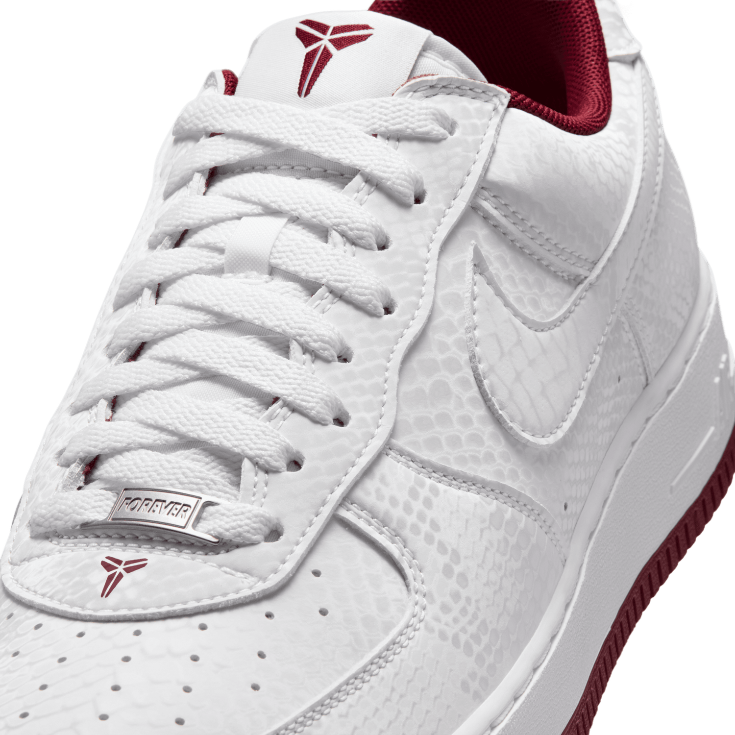 Nike Kobe Air Force 1 Low - Men's - Team Red/White
