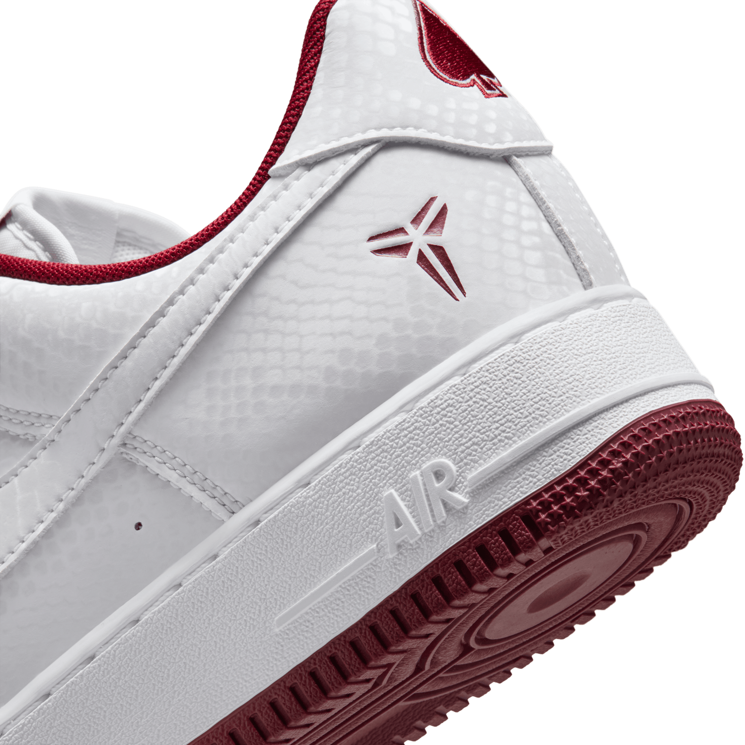 Nike Kobe Air Force 1 Low - Men's - Team Red/White