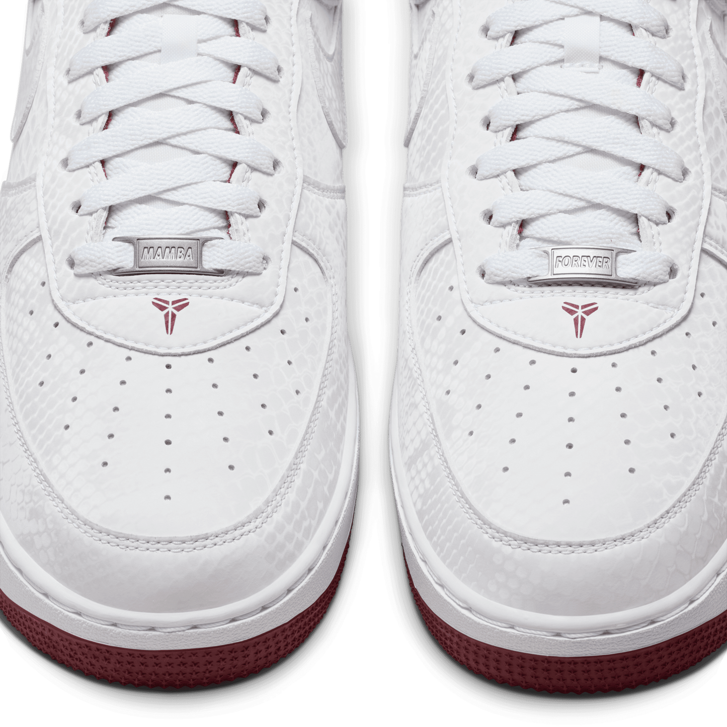Nike Kobe Air Force 1 Low - Men's - Team Red/White