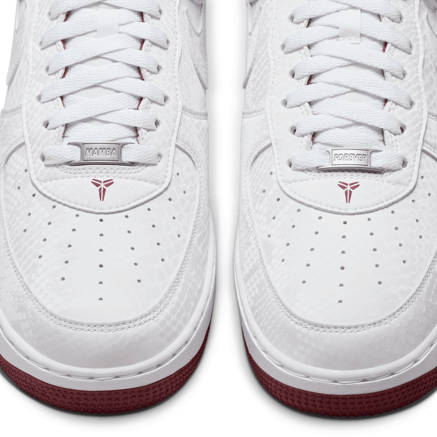Nike Kobe Air Force 1 Low - Men's - Team Red/White