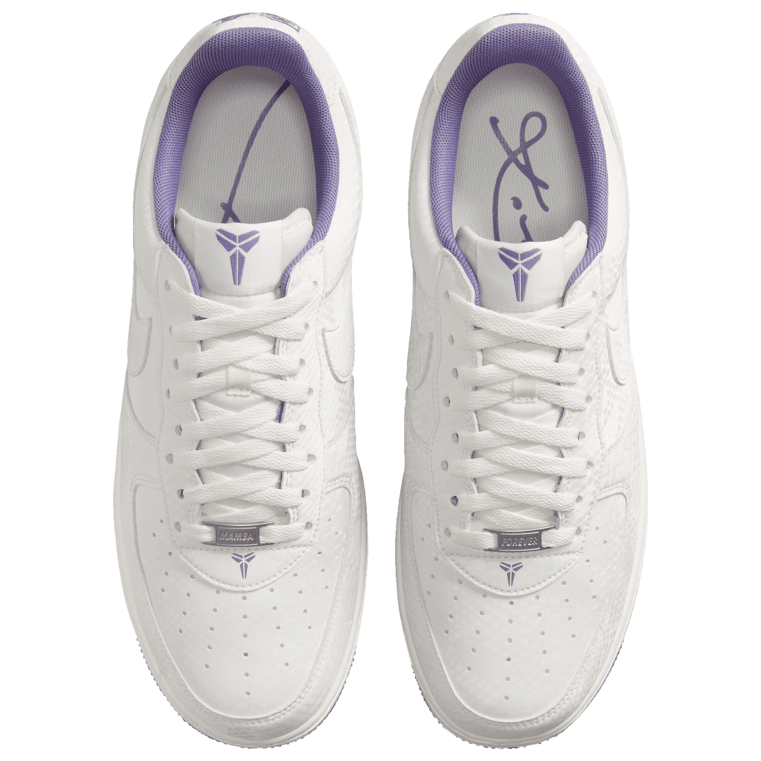 Nike Kobe Air Force 1 Low - Men's - Purple/Summit White
