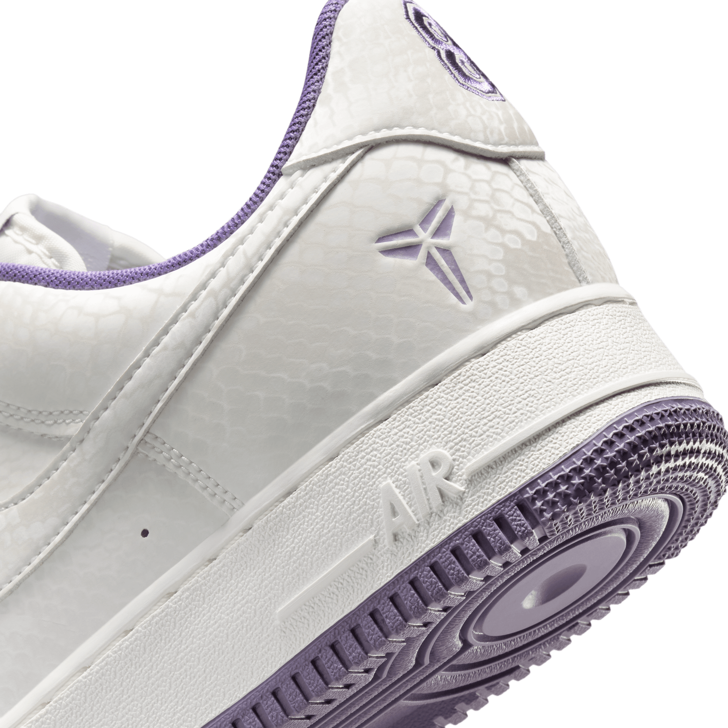 Nike Kobe Air Force 1 Low - Men's - Purple/Summit White