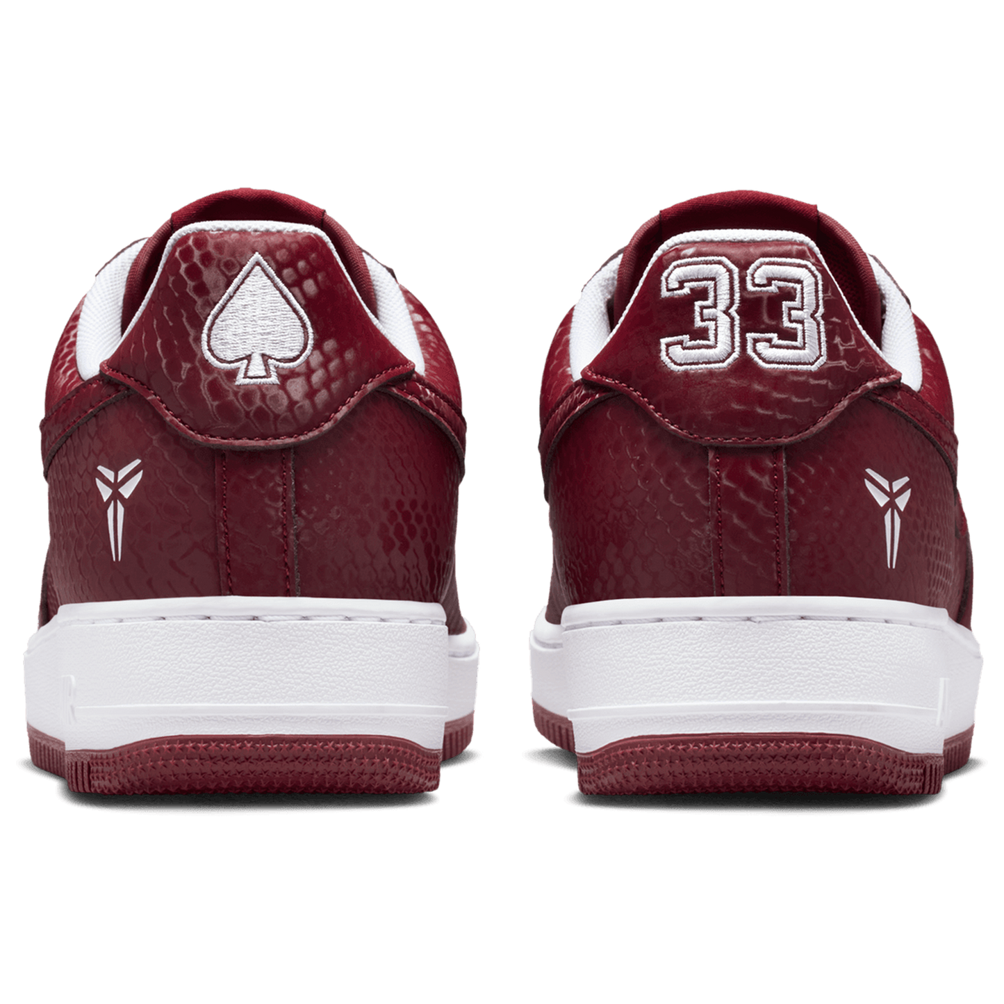 Nike Kobe Air Force 1 Low - Men's - White/Team Red