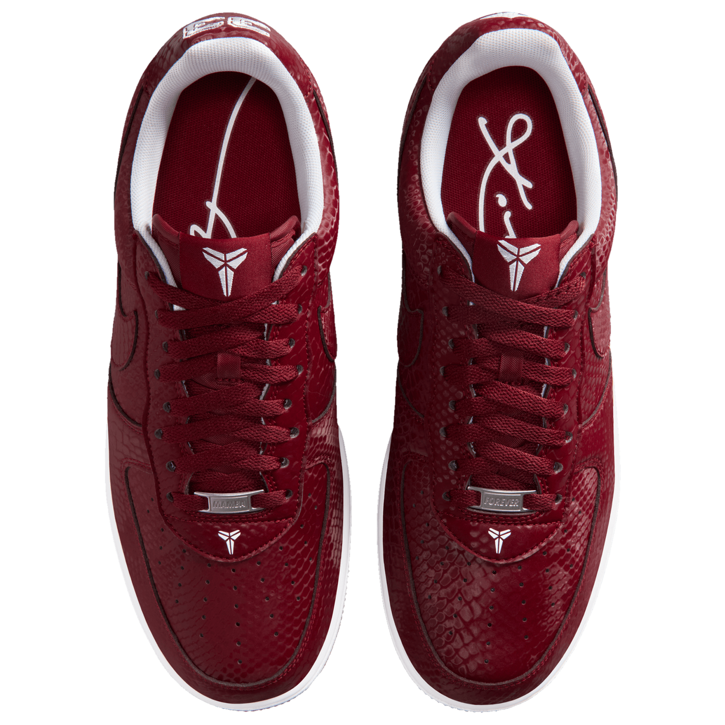 Nike Kobe Air Force 1 Low - Men's - White/Team Red
