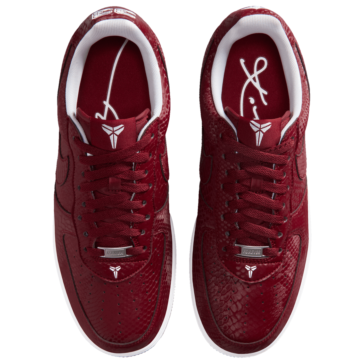 Nike Kobe Air Force 1 Low - Men's - White/Team Red