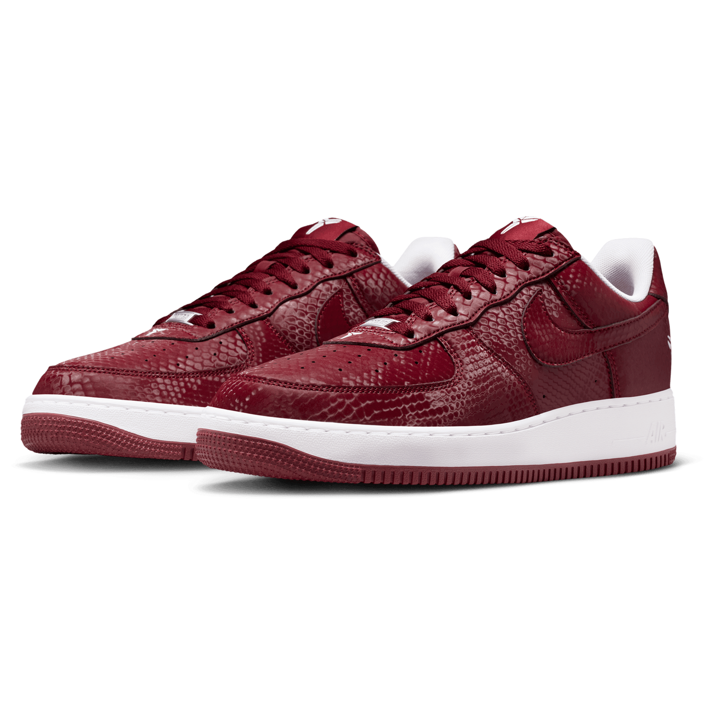 Nike Kobe Air Force 1 Low - Men's - White/Team Red