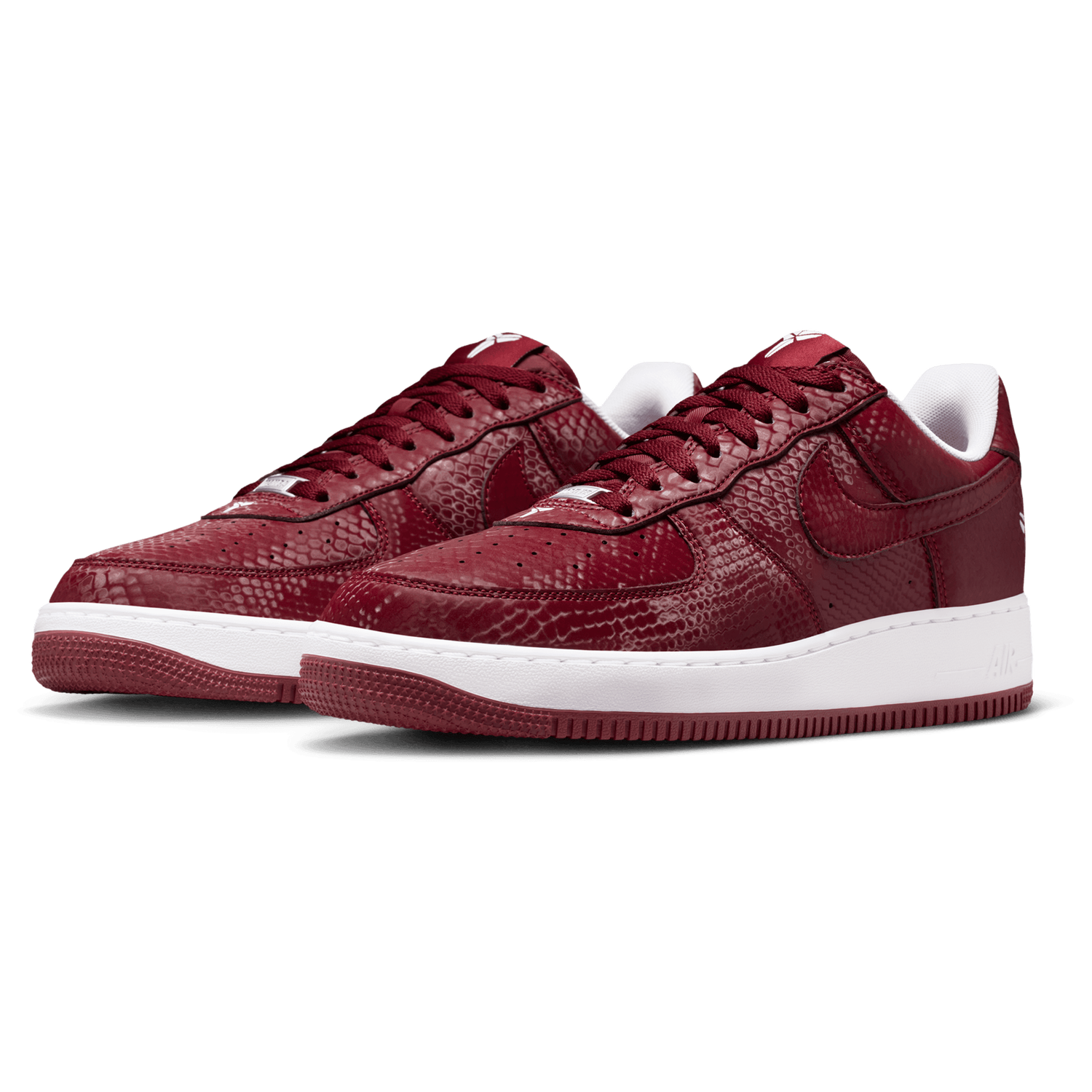 Nike Kobe Air Force 1 Low - Men's - White/Team Red