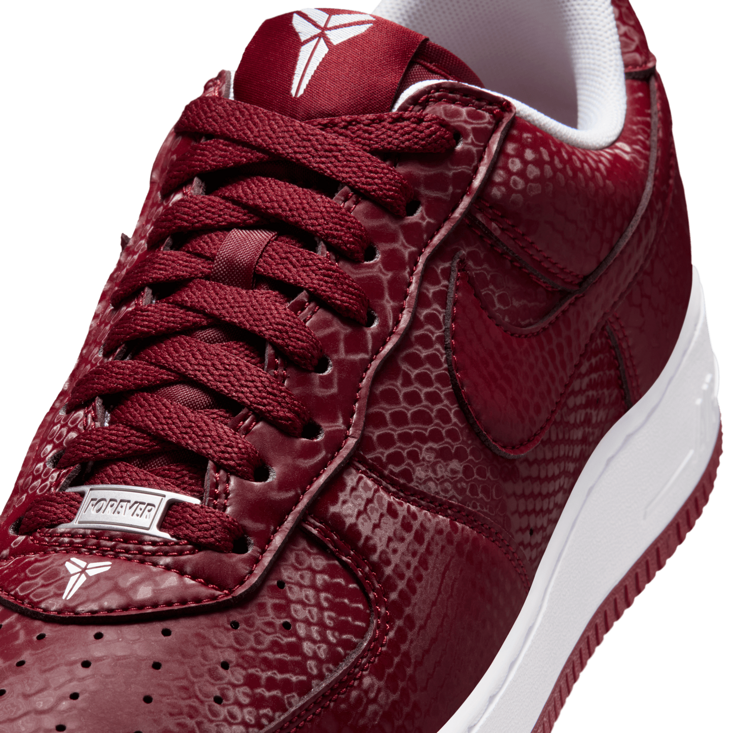 Nike Kobe Air Force 1 Low - Men's - White/Team Red