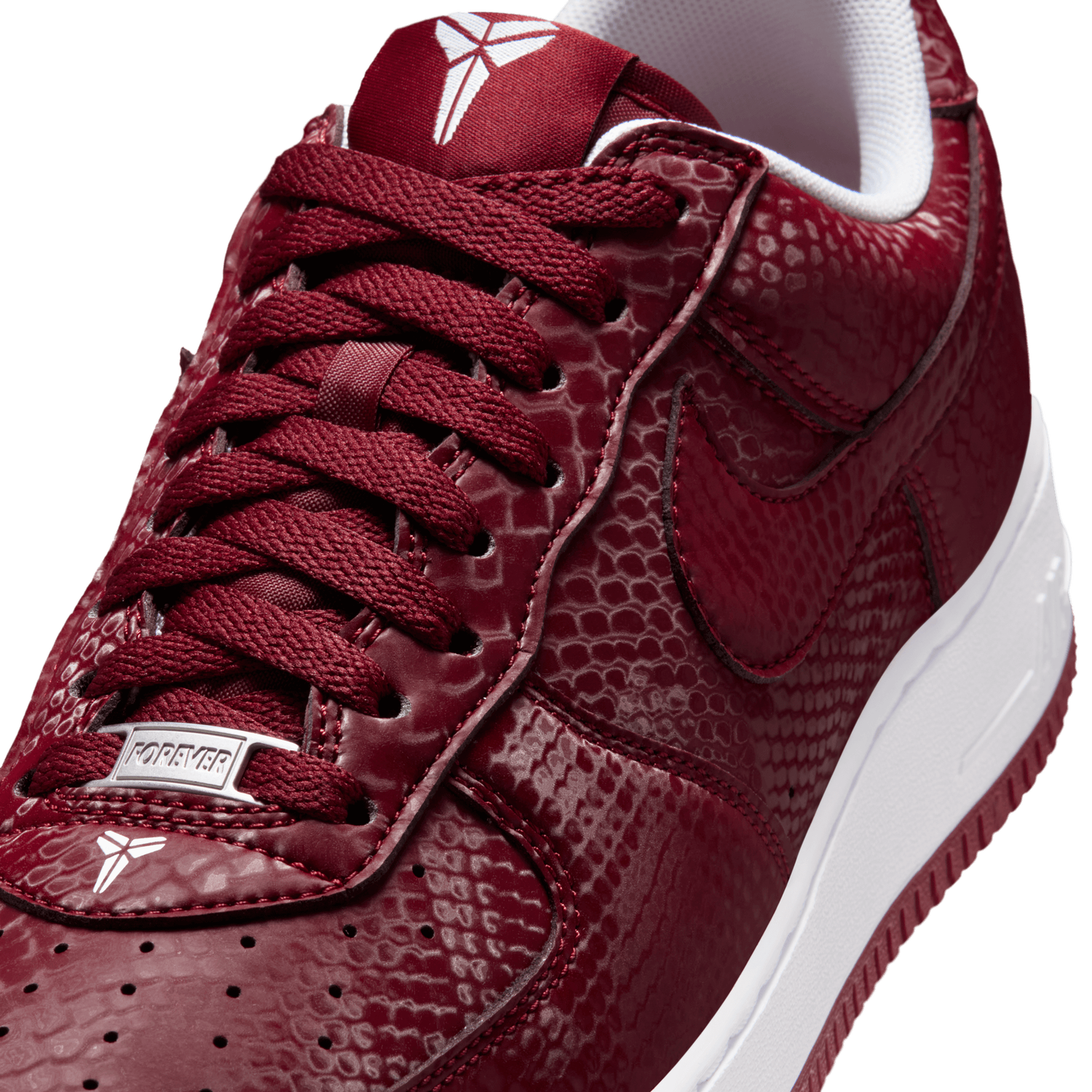Nike Kobe Air Force 1 Low - Men's - White/Team Red