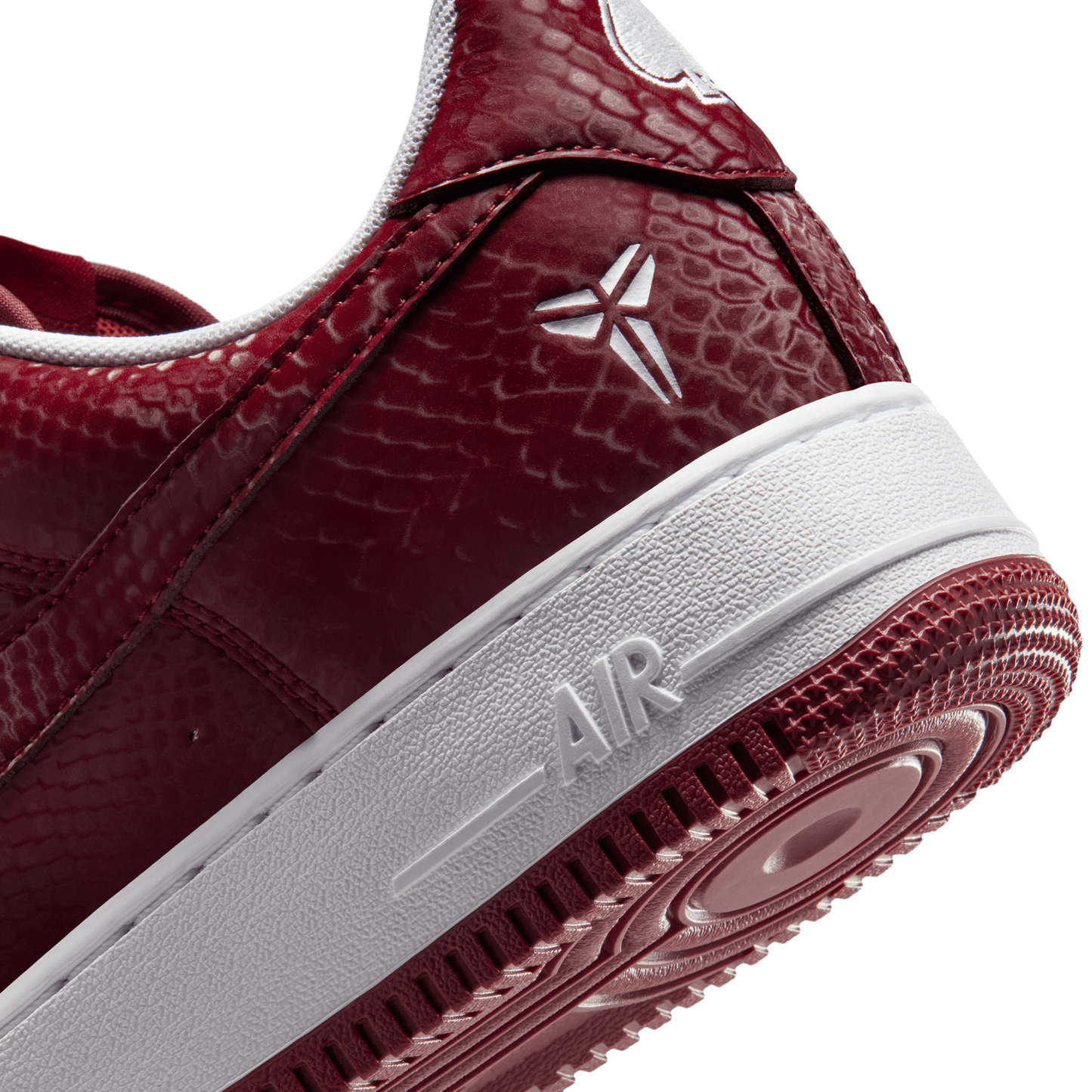 Nike Kobe Air Force 1 Low - Men's - White/Team Red