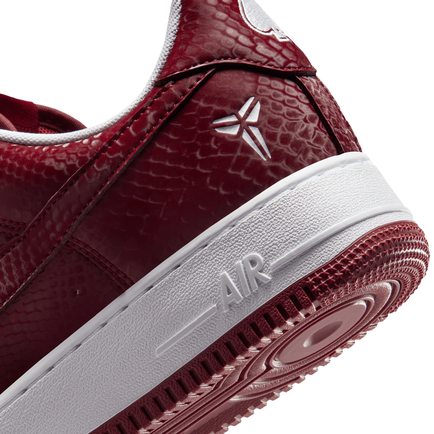 Nike Kobe Air Force 1 Low - Men's - White/Team Red