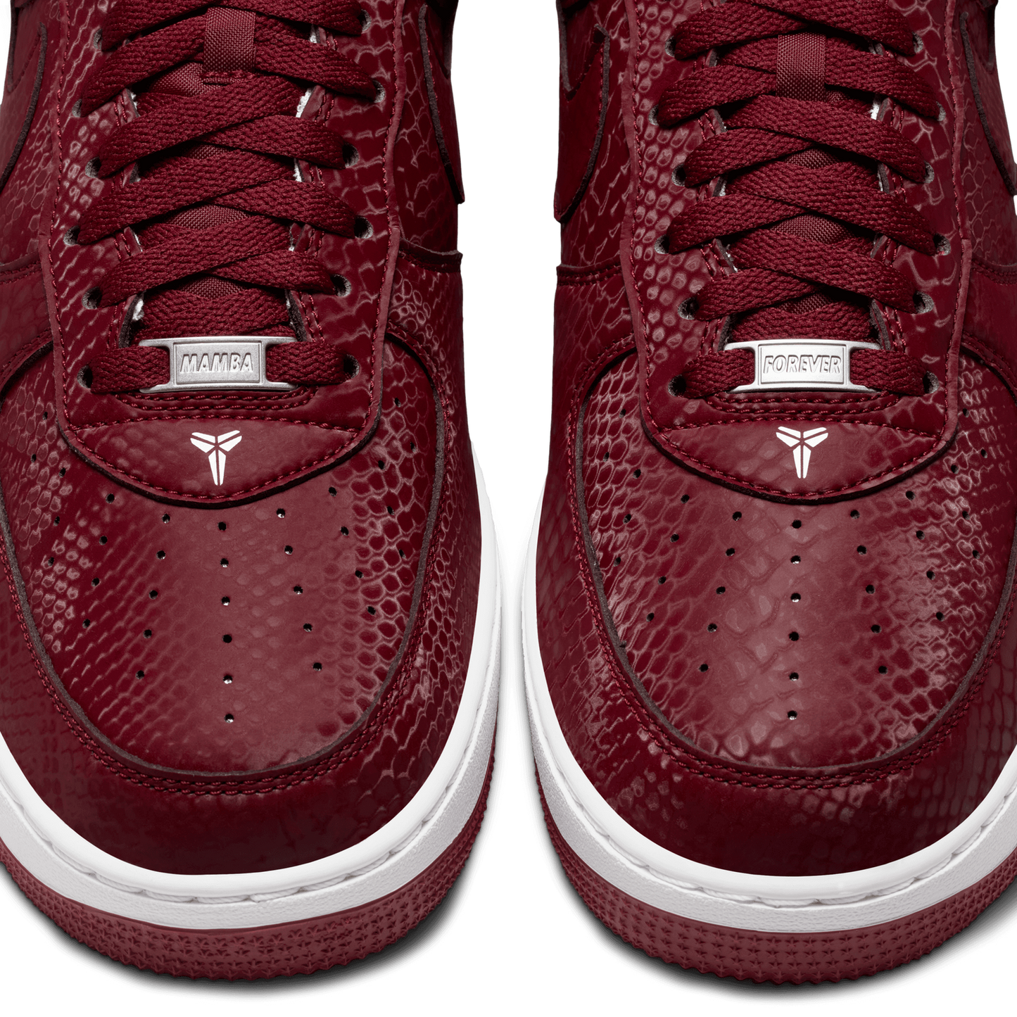 Nike Kobe Air Force 1 Low - Men's - White/Team Red