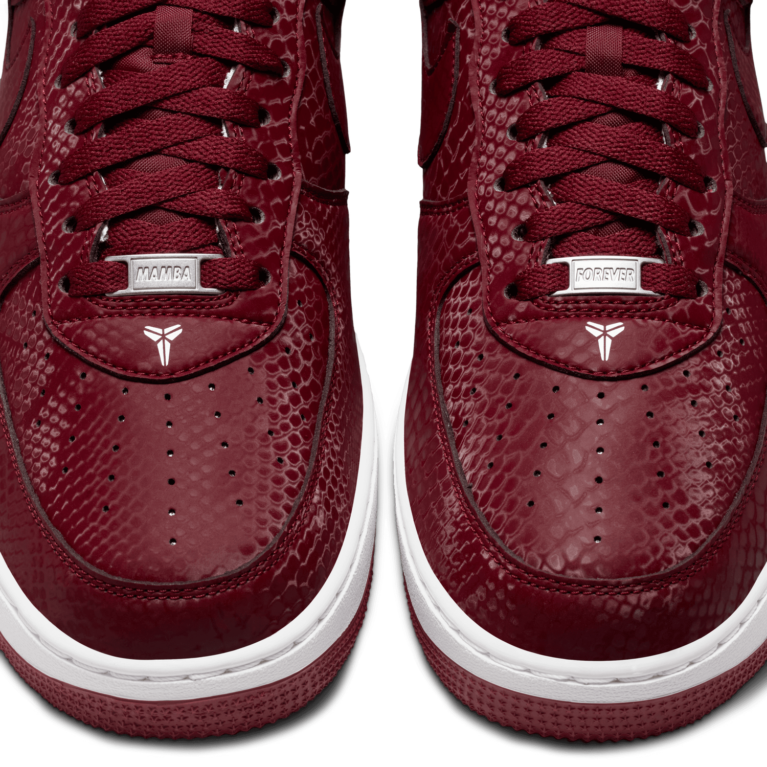 Nike Kobe Air Force 1 Low - Men's - White/Team Red