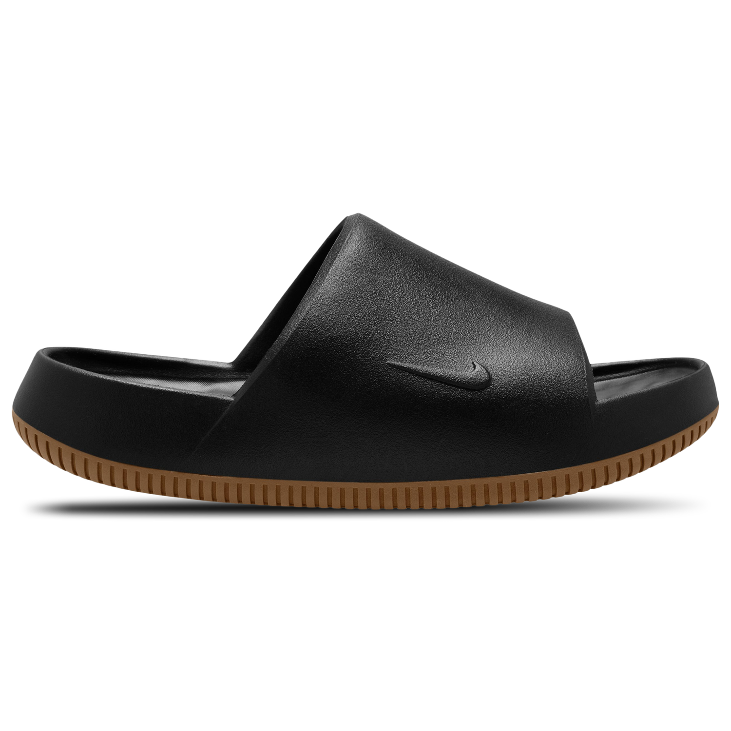 Nike Calm Slides 2.0 - Men's - Medium Gum Brown/Black/Black