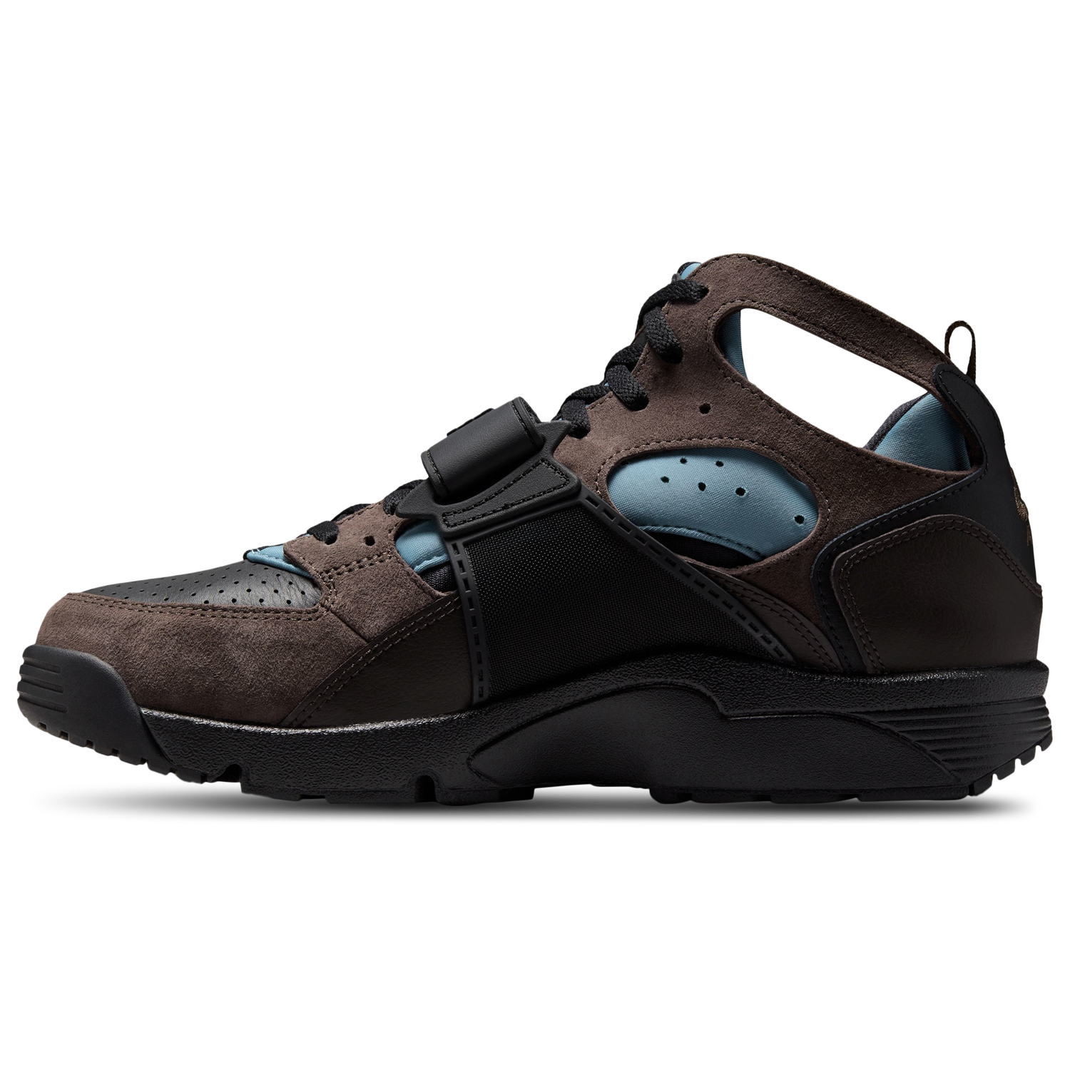 Nike Air Trainer Huarache - Men's - Black/Baroque Brown/Smokey Blue