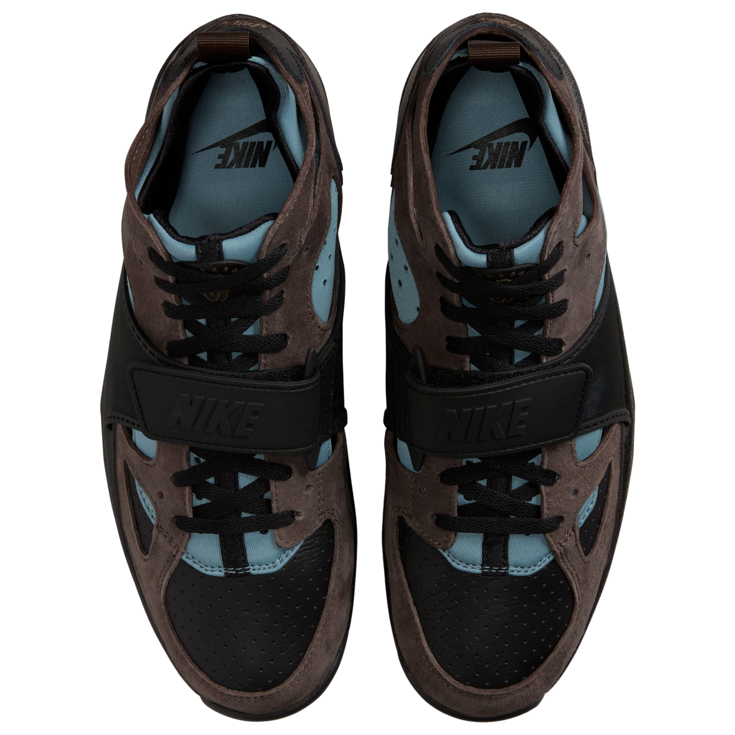 Nike Air Trainer Huarache - Men's - Black/Baroque Brown/Smokey Blue