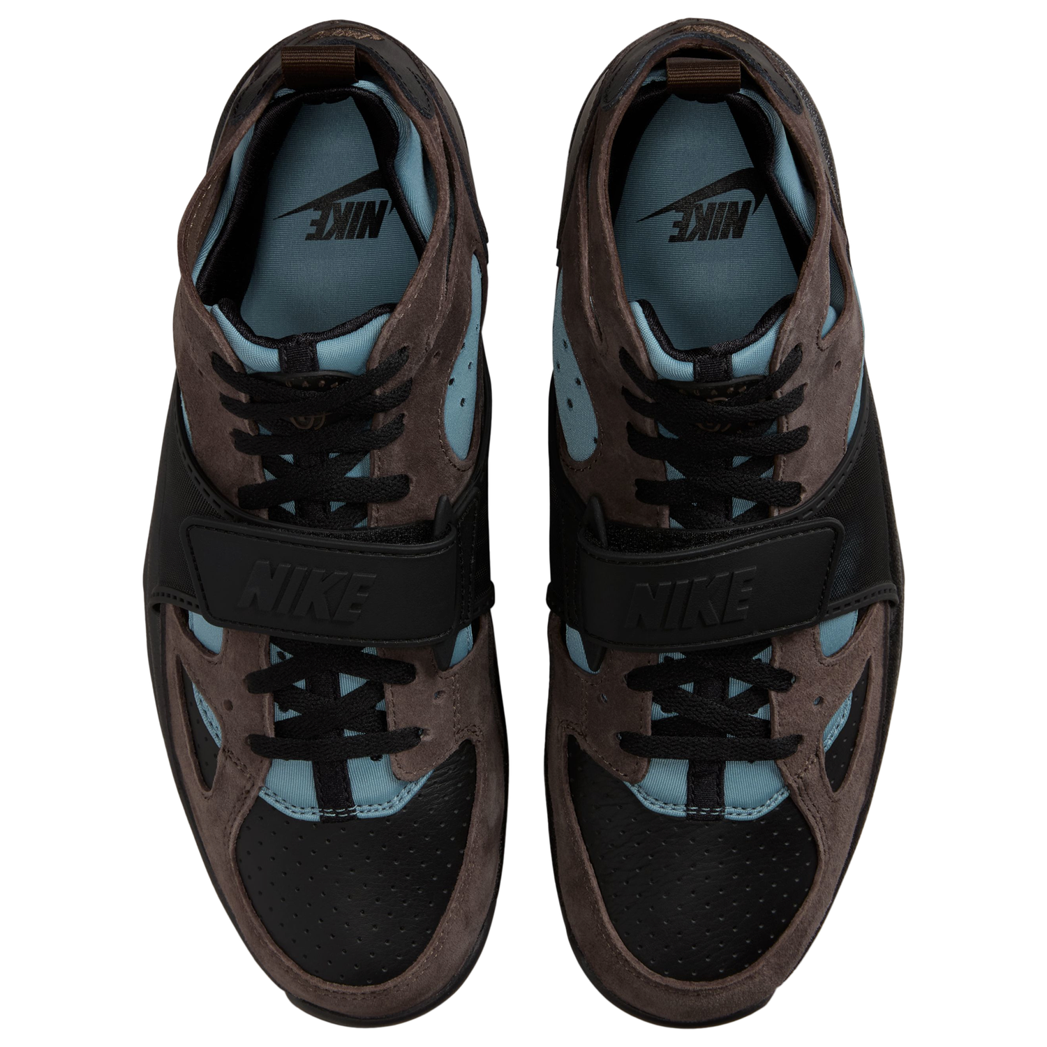 Nike Air Trainer Huarache - Men's - Black/Baroque Brown/Smokey Blue