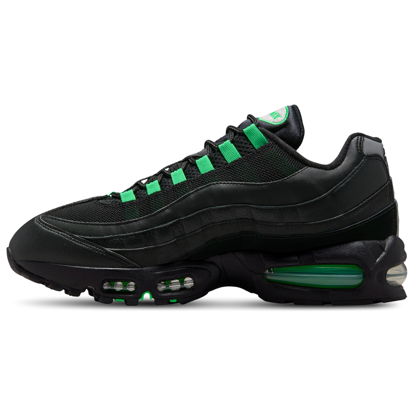 Nike Air Max 95 OG - Men's - Black/Green Shock