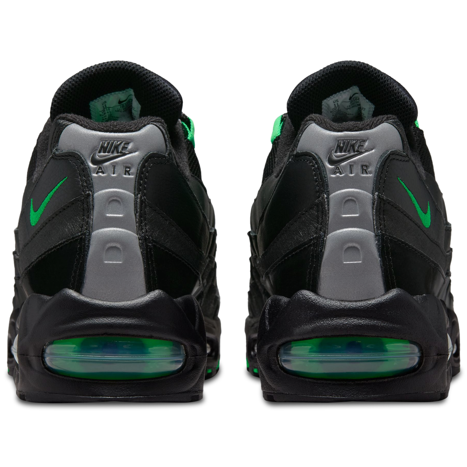 Nike Air Max 95 OG - Men's - Black/Green Shock