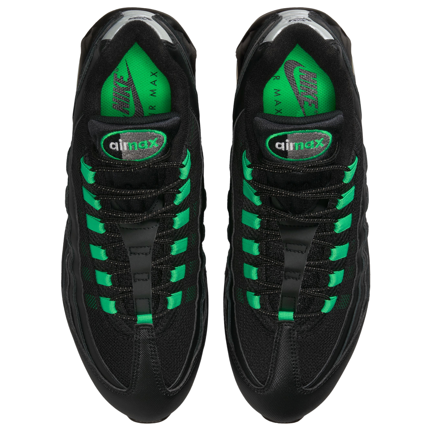 Nike Air Max 95 OG - Men's - Black/Green Shock