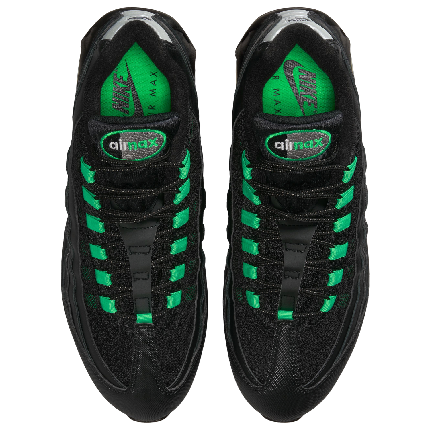 Nike Air Max 95 OG - Men's - Black/Green Shock