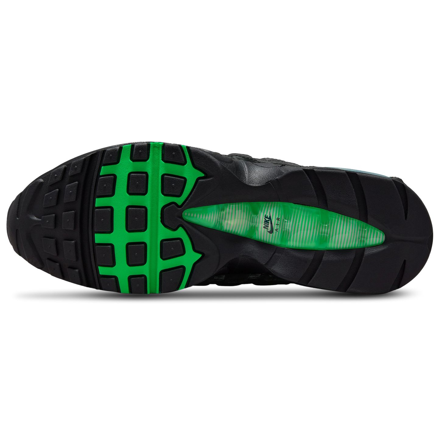 Nike Air Max 95 OG - Men's - Black/Green Shock