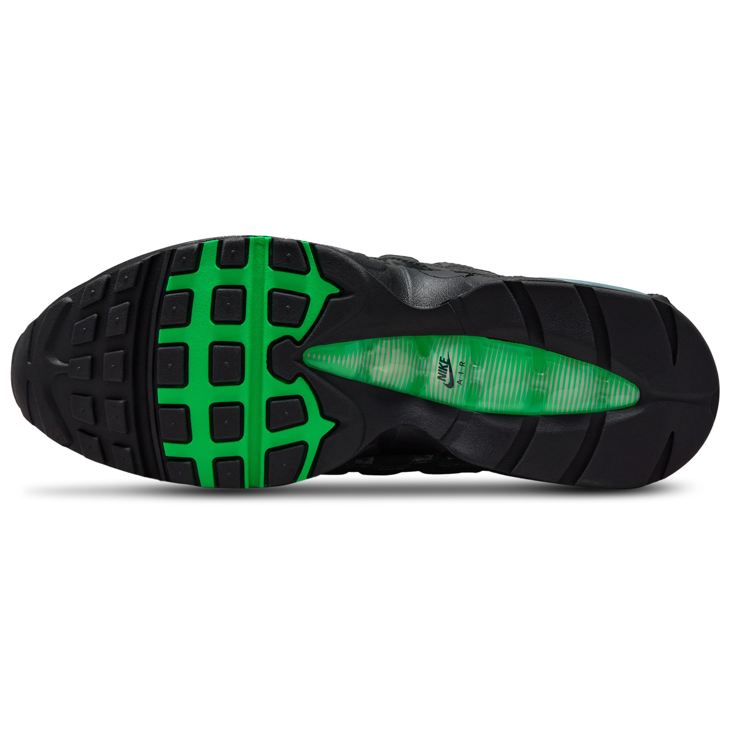 Nike Air Max 95 OG - Men's - Black/Green Shock
