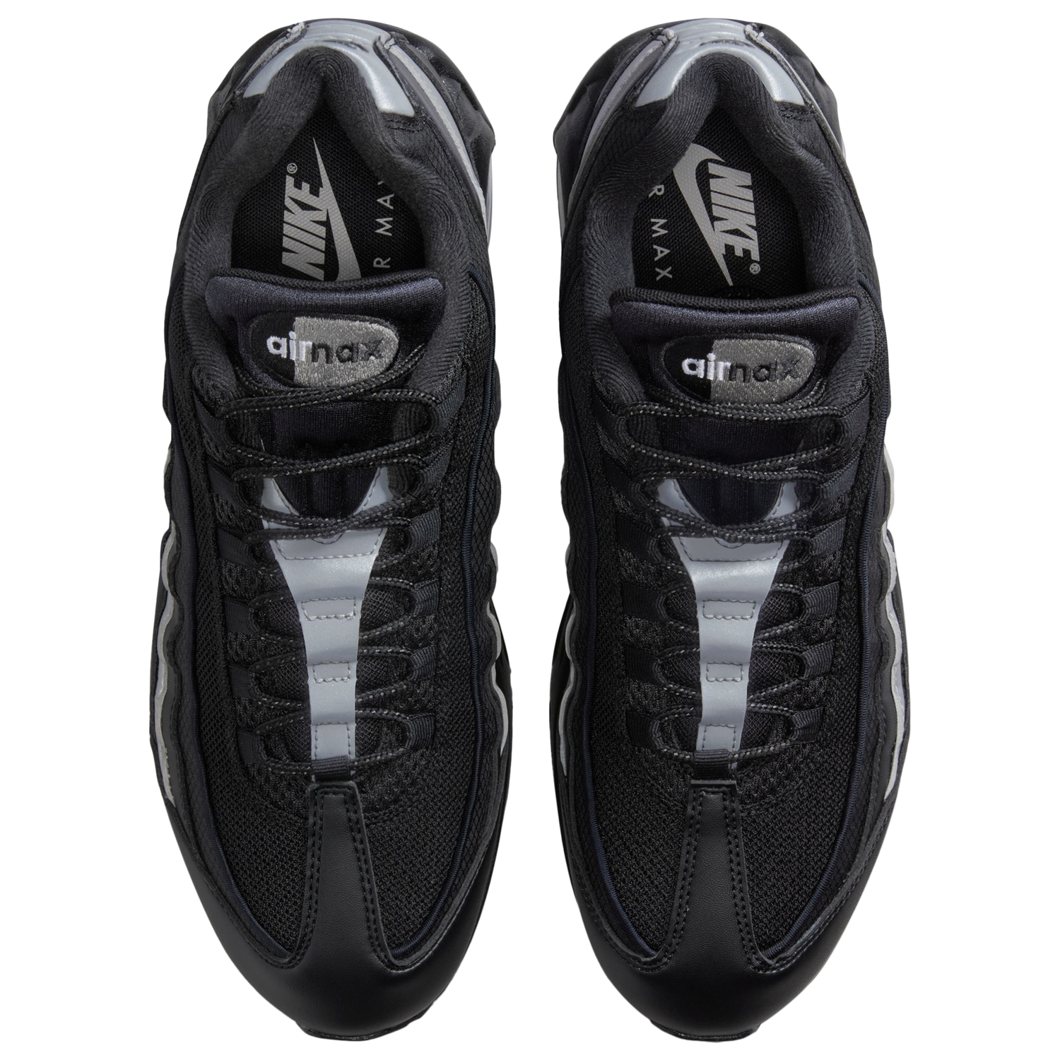 Nike Air Max 95 OG - Men's - Black/Metallic Silver/Black