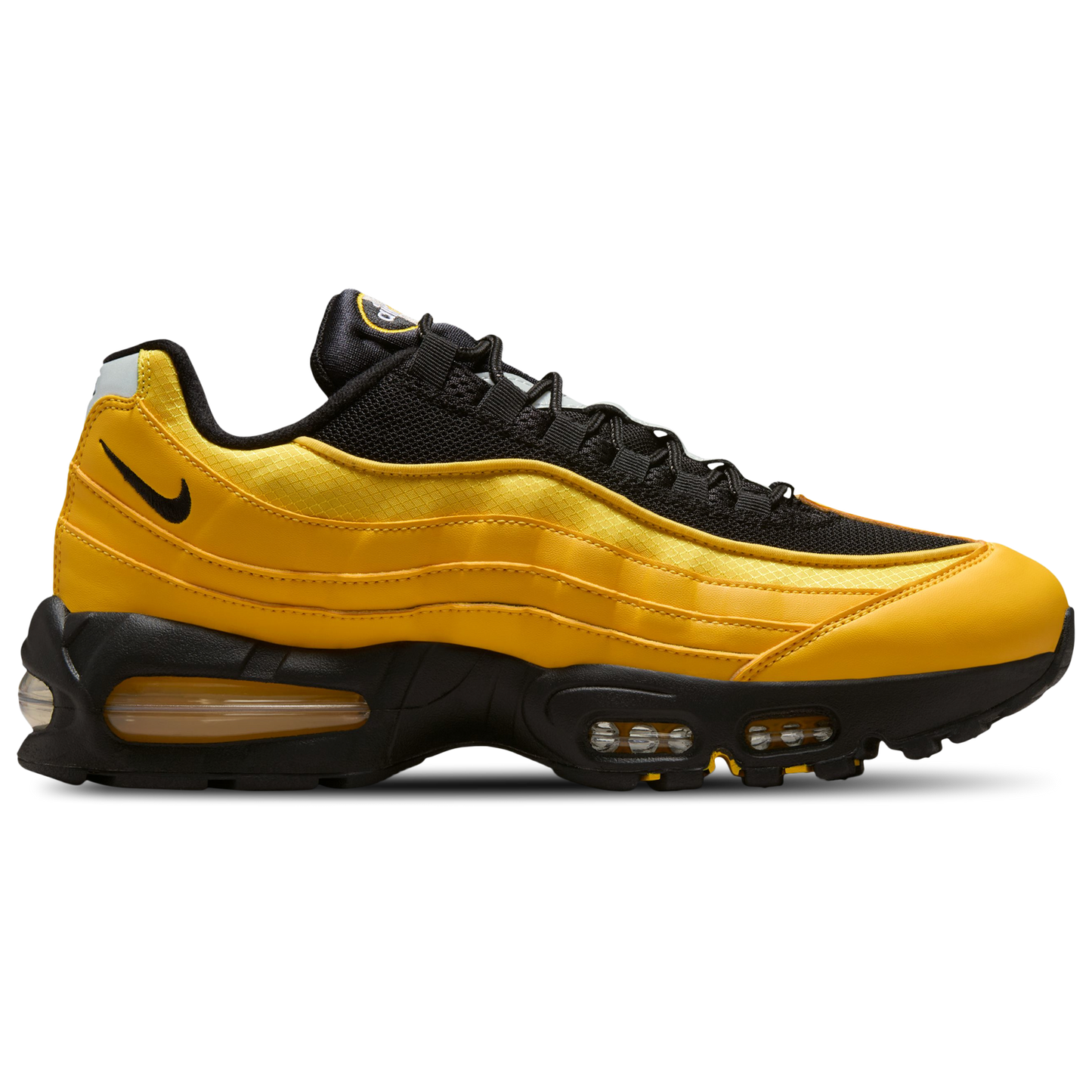 Nike Air Max 95 OG - Men's - Yellow/Black/Silver