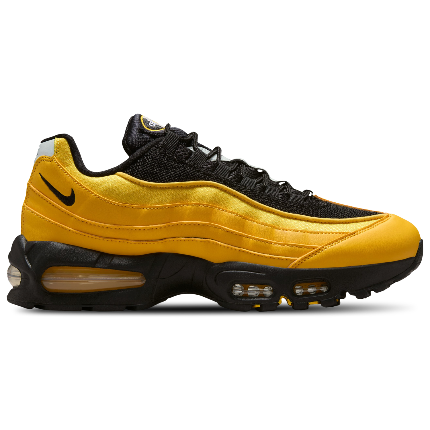 Nike Air Max 95 OG - Men's - Yellow/Black/Silver