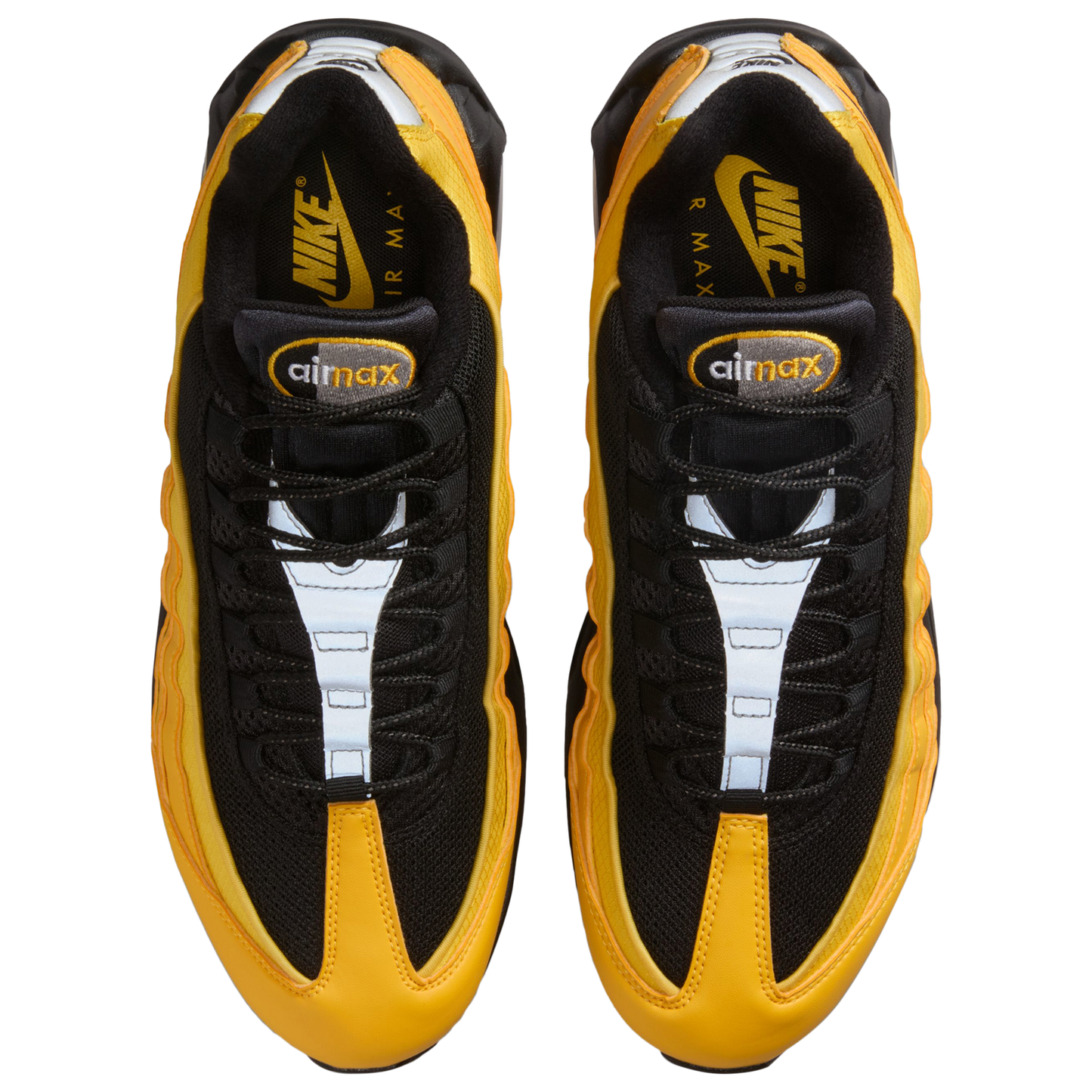 Nike Air Max 95 OG - Men's - Yellow/Black/Silver