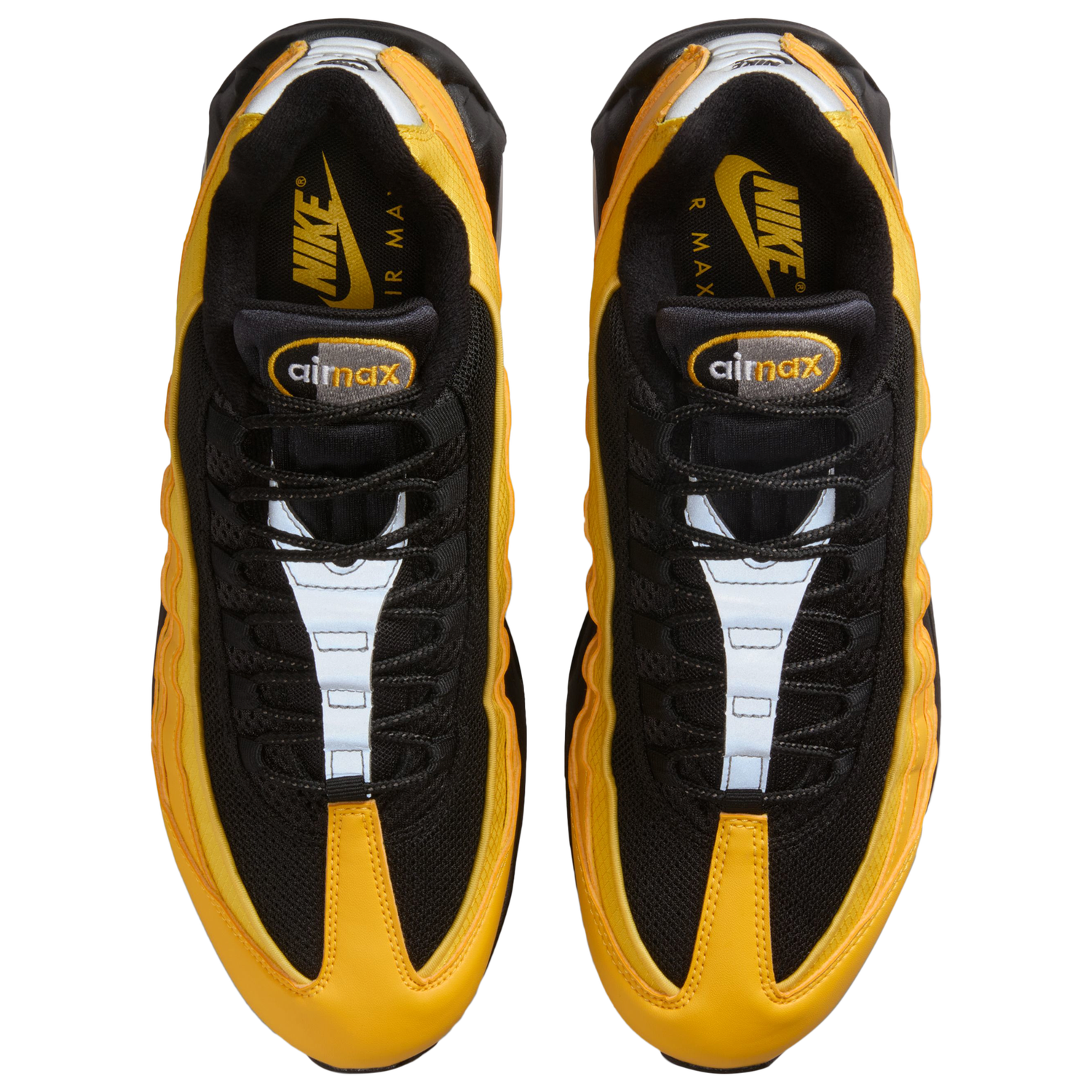 Nike Air Max 95 OG - Men's - Yellow/Black/Silver