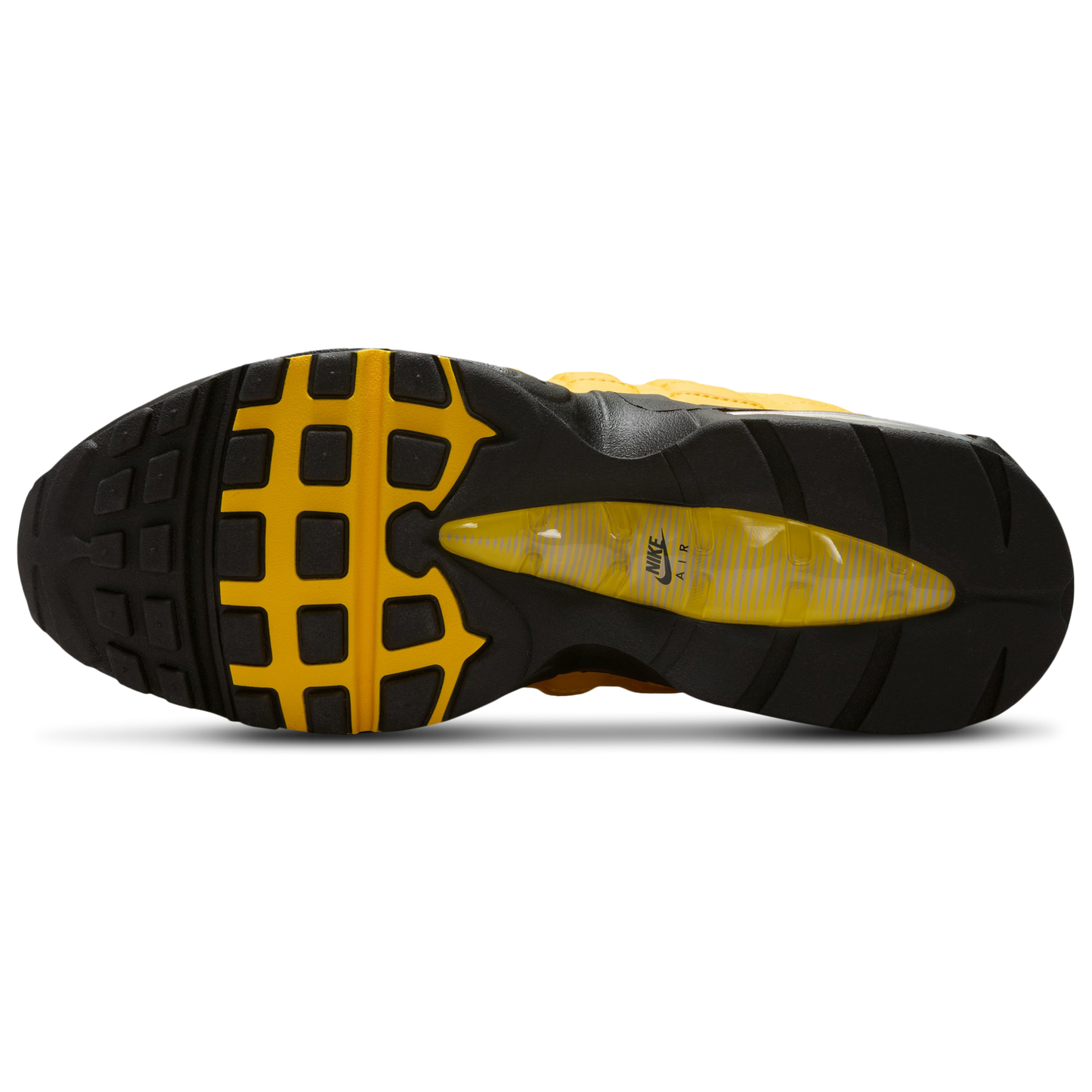 Nike Air Max 95 OG - Men's - Yellow/Black/Silver