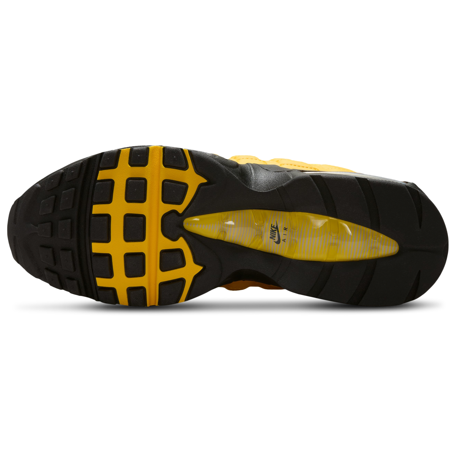 Nike Air Max 95 OG - Men's - Yellow/Black/Silver