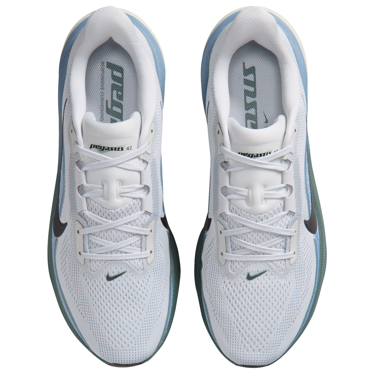 Nike Air Zoom Pegasus 42 - Men's - Pure Platinum/Black/Mineral Slate
