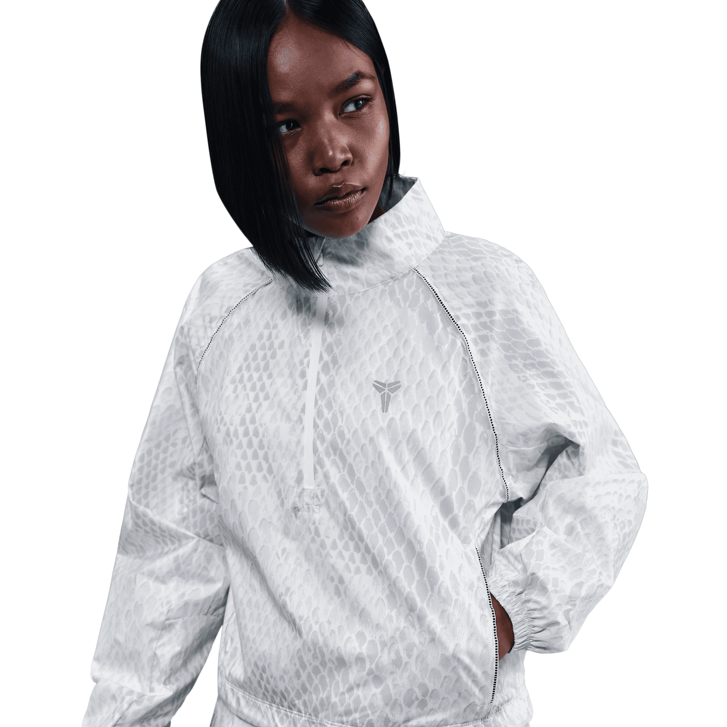 Nike Kobe Light Weight Woven Jacket - Women's - Reflective Silver/White