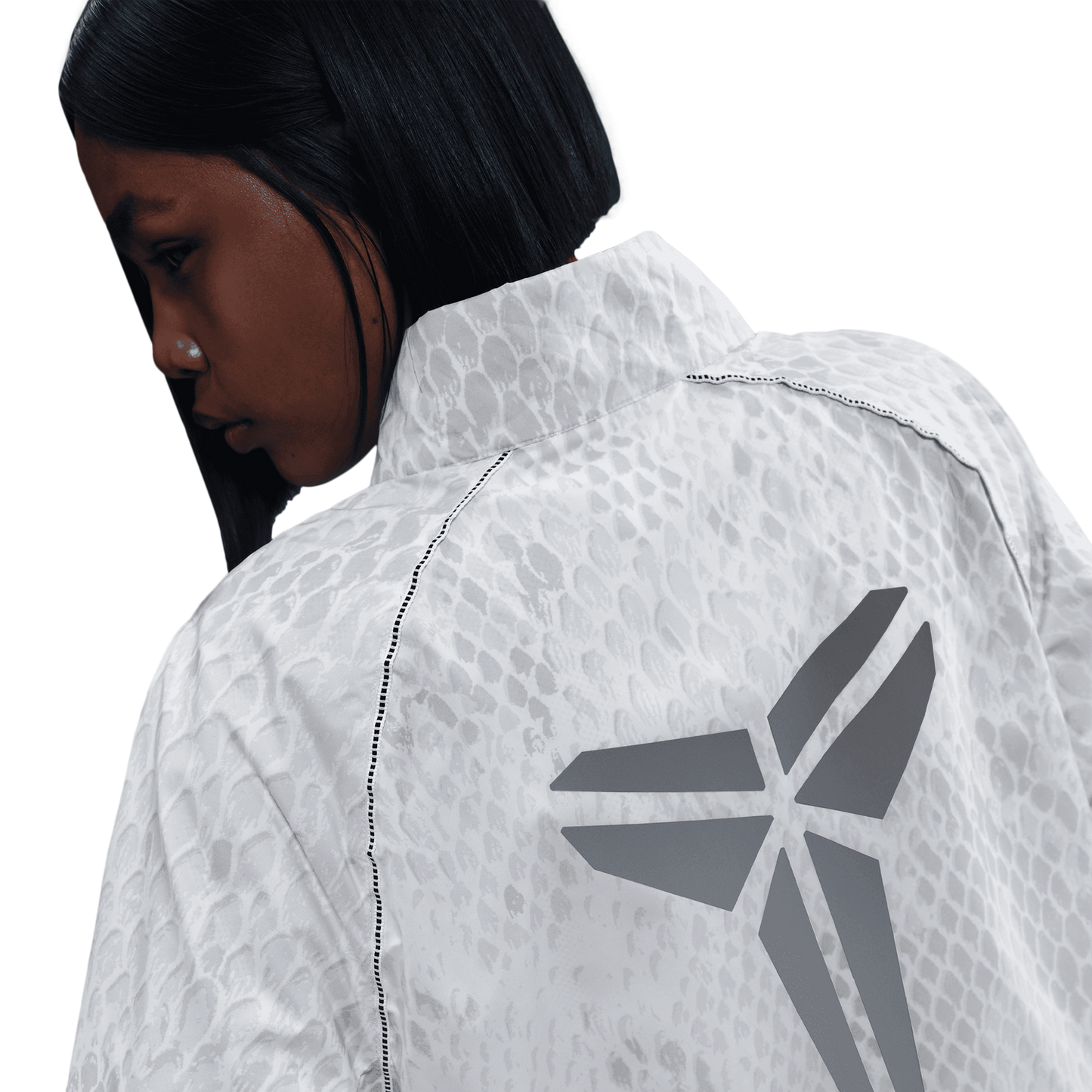 Nike Kobe Light Weight Woven Jacket - Women's - Reflective Silver/White