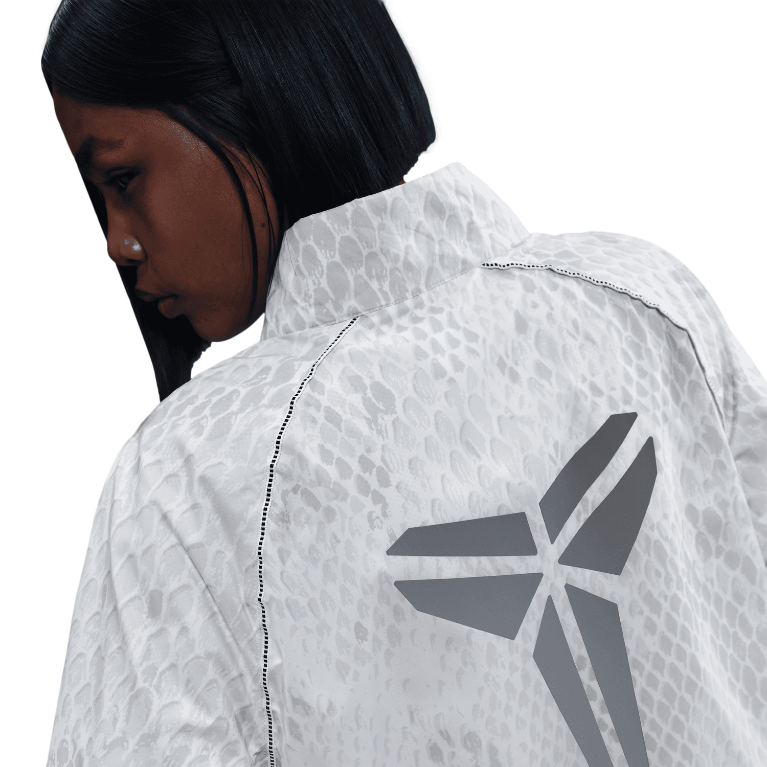 Nike Kobe Light Weight Woven Jacket - Women's - Reflective Silver/White
