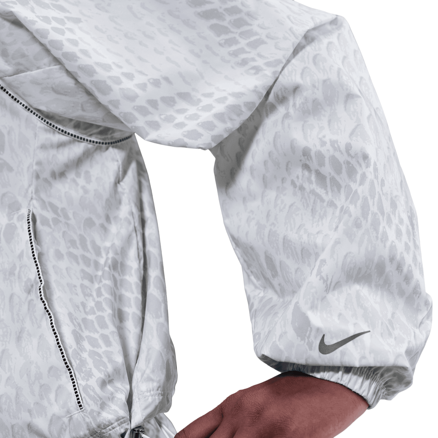 Nike Kobe Light Weight Woven Jacket - Women's - Reflective Silver/White