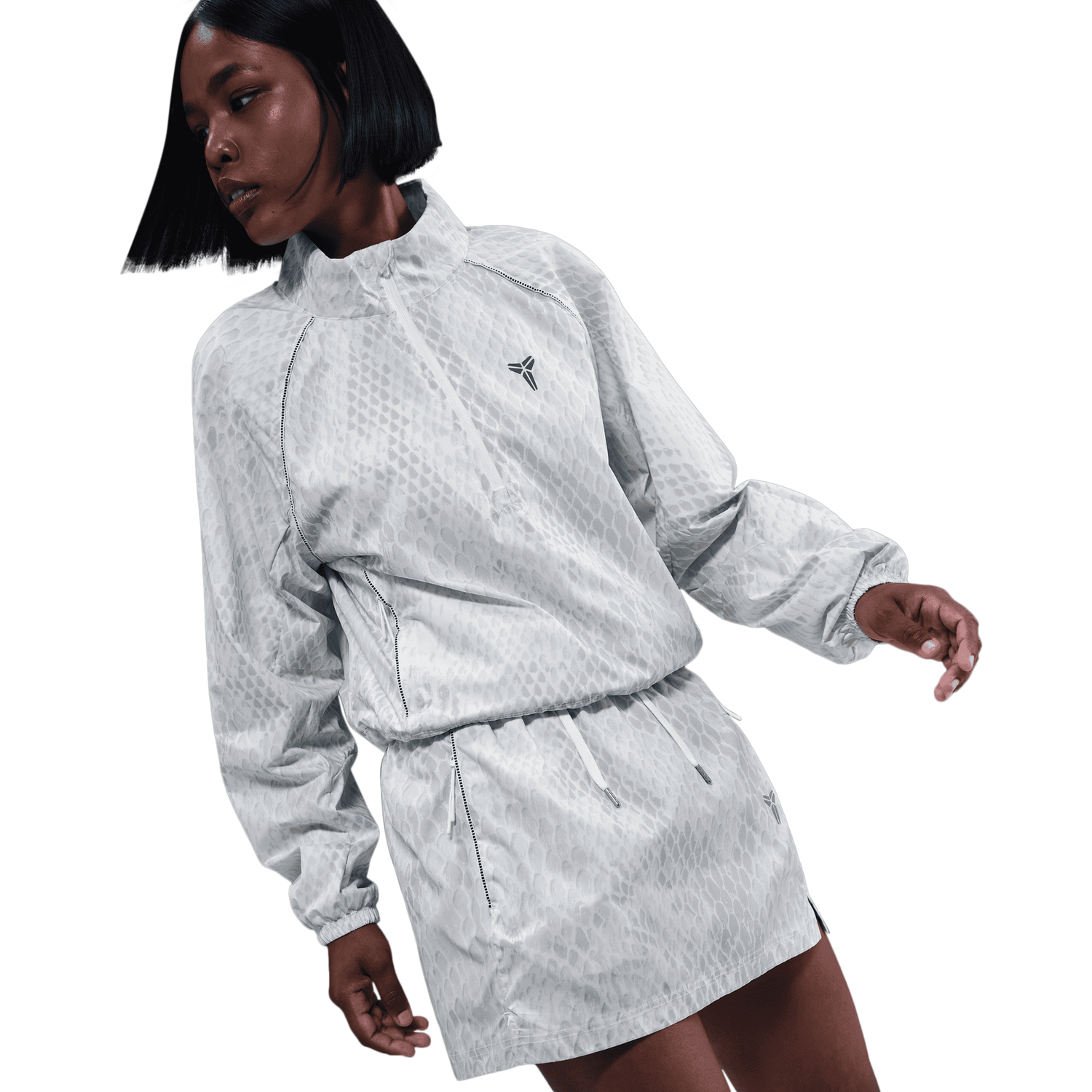 Nike Kobe Light Weight Woven Jacket - Women's - Reflective Silver/White