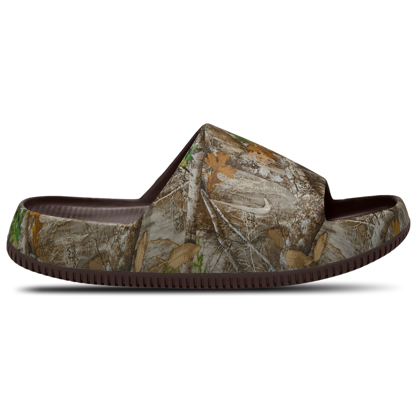 Nike RealTree Calm Slides - Men's - Brown/Brown/Camo