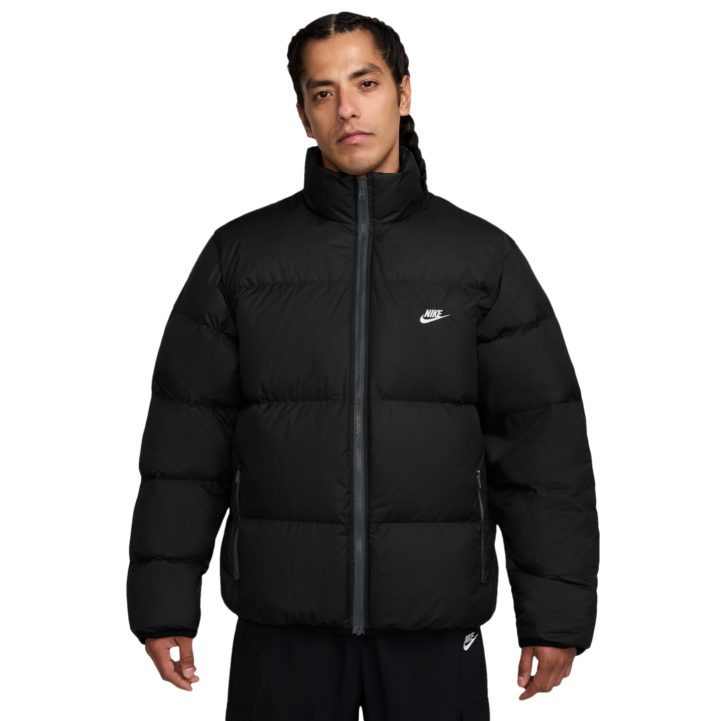 Nike Club Puffer Jacket 550 - Men's - Black/Black