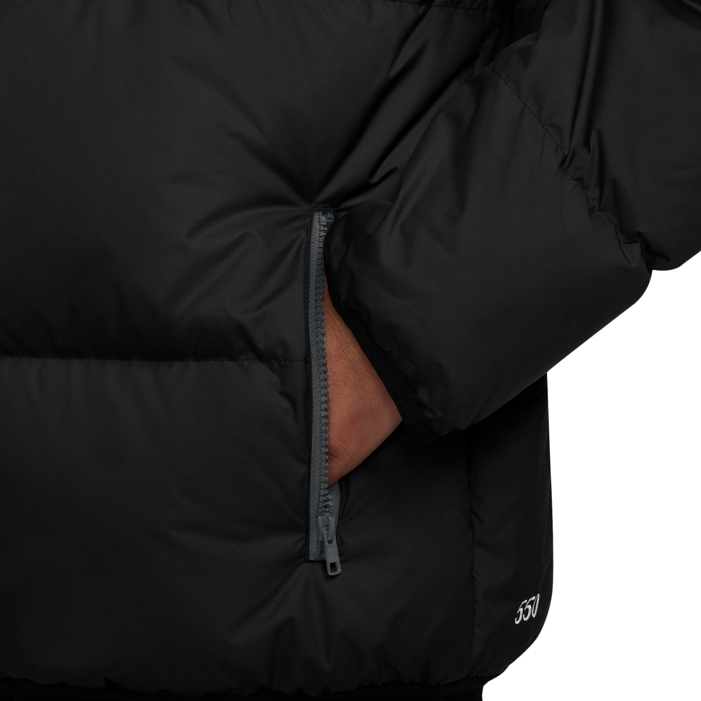 Nike Club Puffer Jacket 550 - Men's - Black/Black